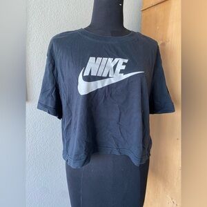 Nike Black Tee with Logo